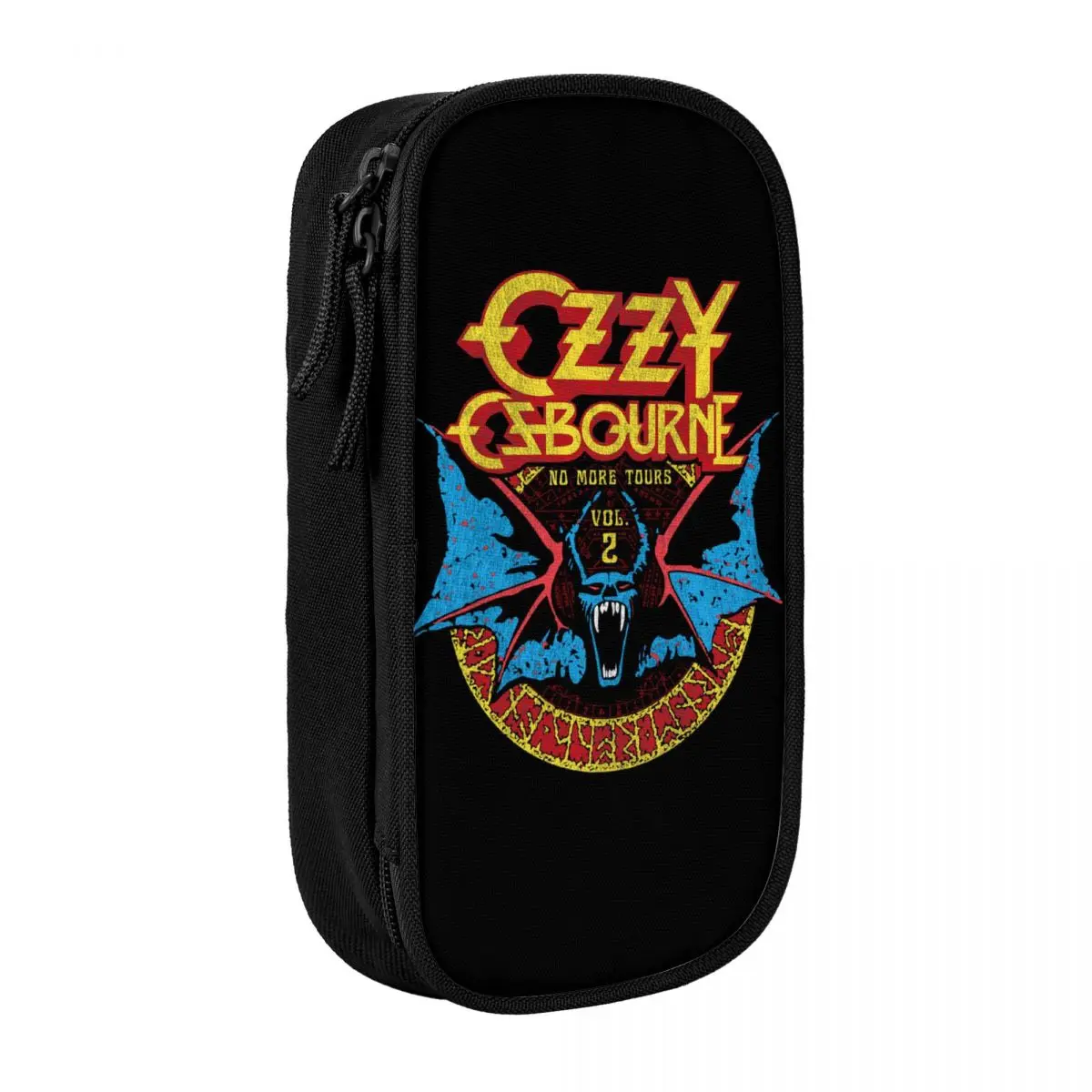 

Customized Heavy Metal Band Rock Cute Pencil Cases Boy Large Capacity Ozzy Osbourne Prince Of Darkness Pencil Box Student School