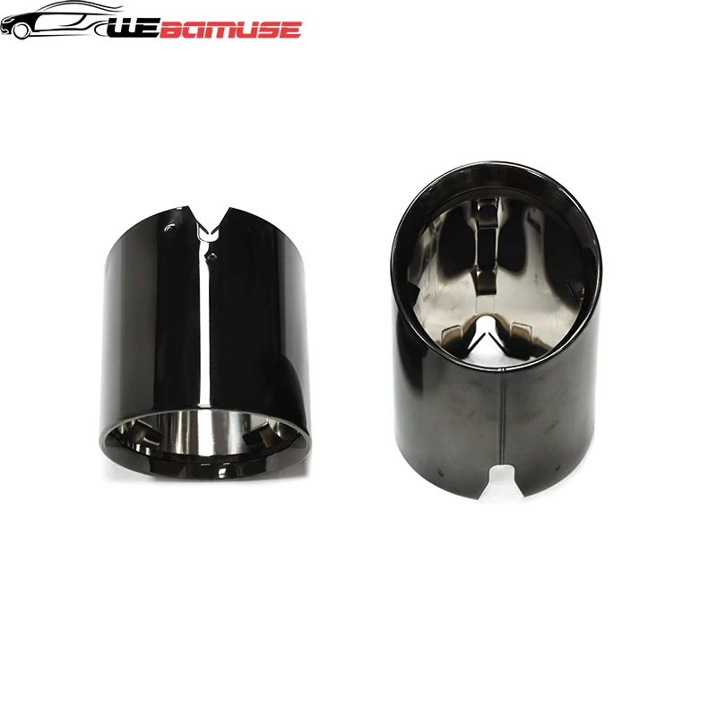 For BMW M2 M3 M4 G80 G82 G83 G87 Original Tailpipe Cover Exhaust Tailpipe Black Cover Stainless Steel Muffler Decorative Nozzle