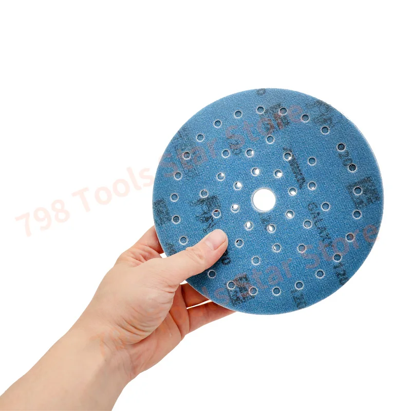 6 Inch Galaxy Sandpaper Back Velvet Sanding Sheet Sanding Discs Cloth Sheet 40-2000 Grit for Automotive Paint Woodworking