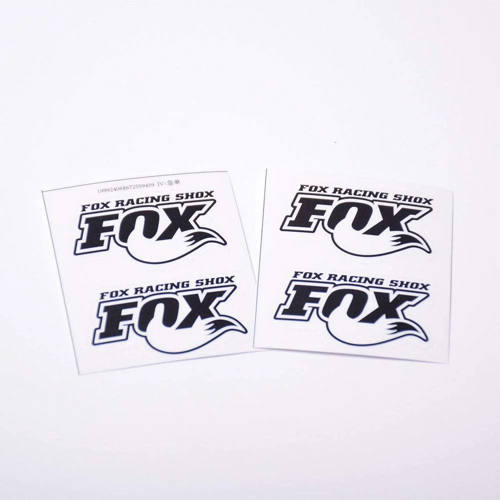 TCRC 4PCS PVC Fox Shock Absorber Sticker Decal for 1/7 Traxxas Unlimited Desert Racer UDR