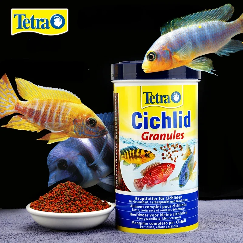 Tetra Cichlid Feed Particles Sink Grain Enhances Color Small Ornamental Fish Food