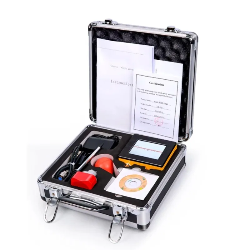 Automatic Digital Crack Depth & Width Gauge Meter Concrete Measurement Instrument CK-102 Mc - Non-Destructive Testing Tool