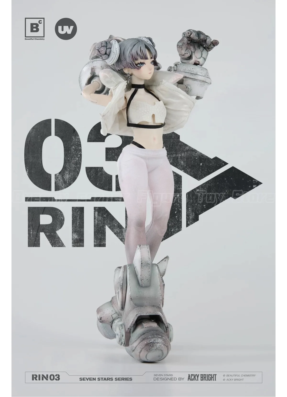 【In Stock】UNDERVERSE Beautiful Chemistry Seven Stars Series 03 RIN 1/6 Action Figure