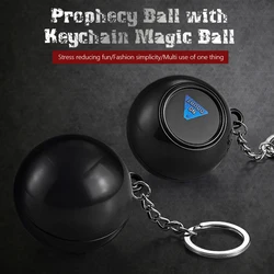 Prophecy Ball Stress Relief Portable Fortune Telling Decision Maker Key Ring Magical Answer Ball Key Holder Game Souvenir Gift