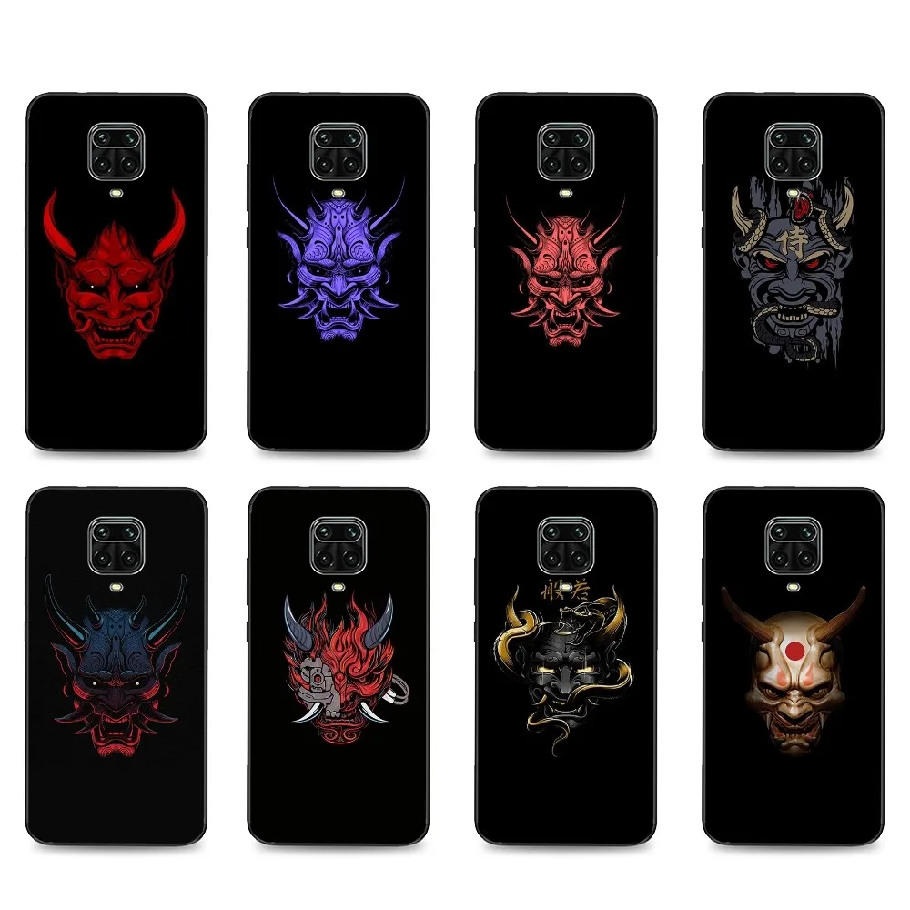 

Japanese Oni Hannya Demon Mask Mousepad For Xiaomi Mi 5X 8 9 10 11 12 Lite Pro 10T PocoX3pro PocoM3 Note 10 Pro Lite