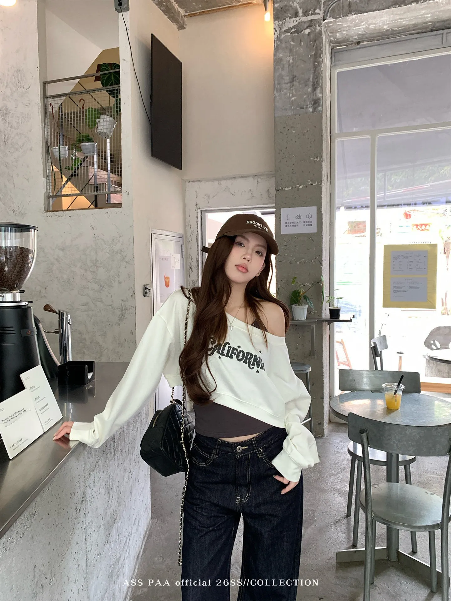 American Style Spicy Short Sleeveless Hoodie Women's Early Autumn New Two-Piece Set Top Quality Material Long Sleeve Printed
