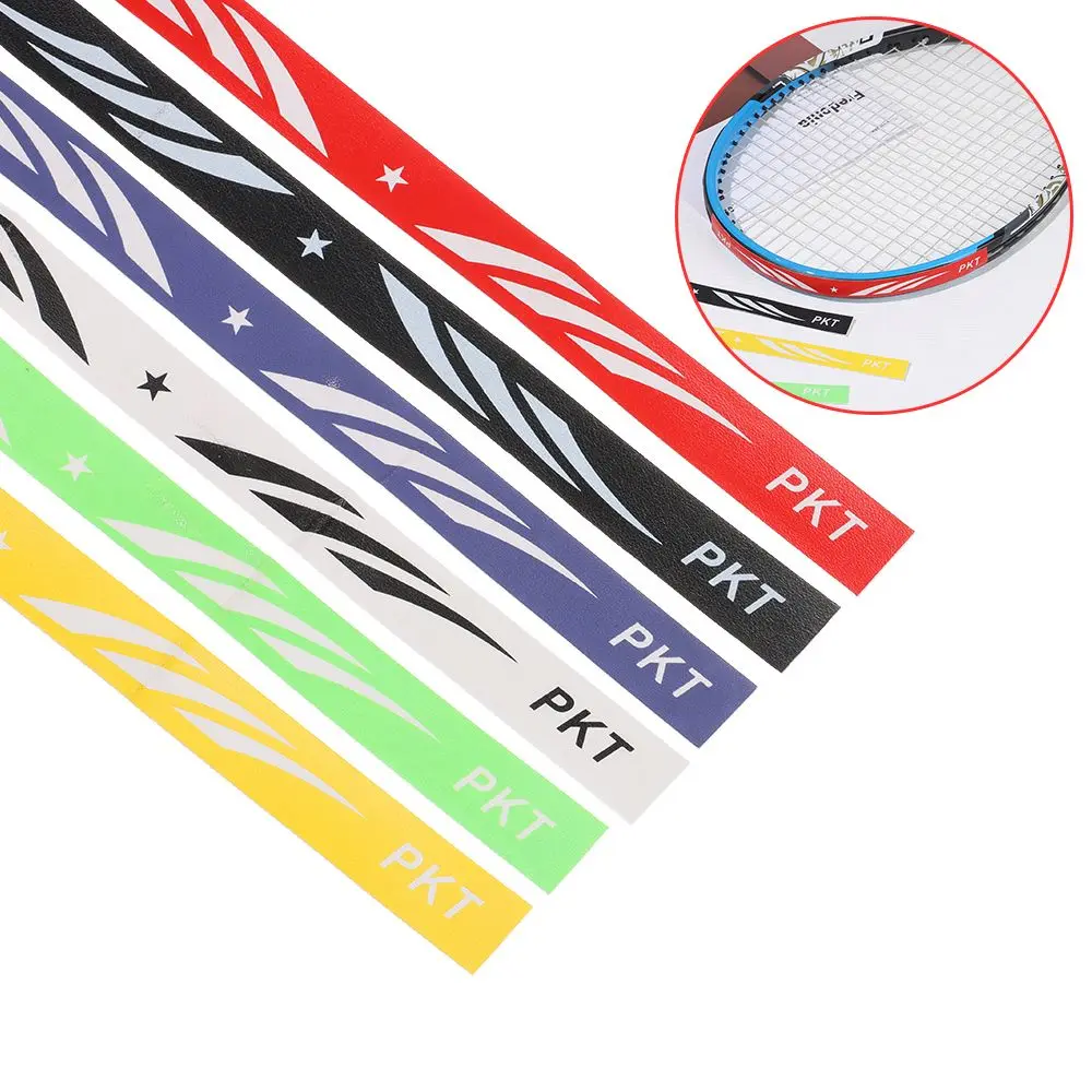 Wear Resistant Badminton Accessories Racket Head Protector Tape Racquet Guard Self Adhesive Racquets Protective Sticker