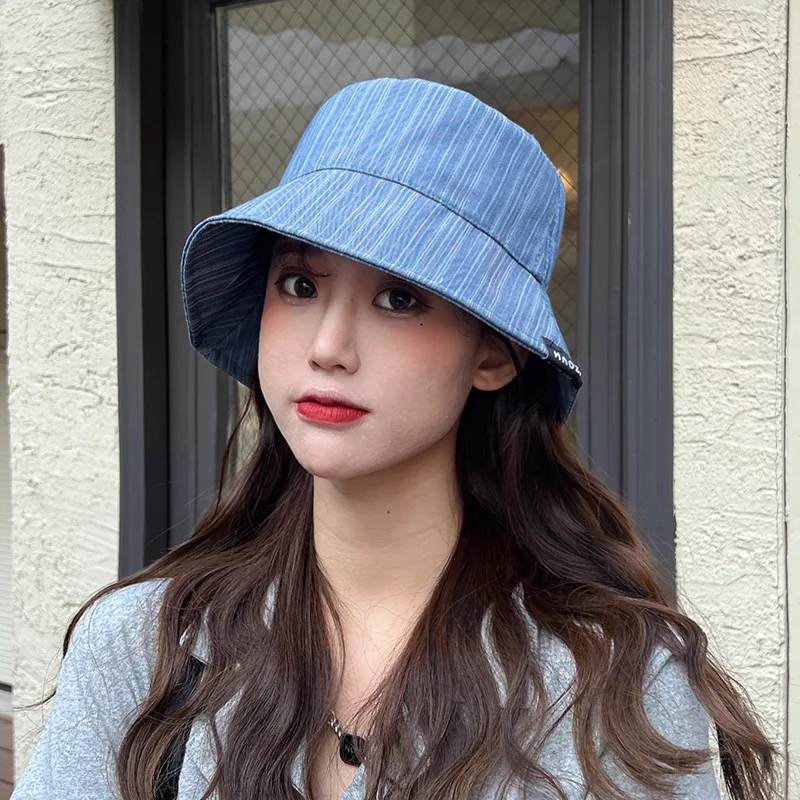 

Korean Style Fashion Fisherman Women's Simple All-Match Protection Sun Hat Japanese Leisure Student Trendy Couple Bucket