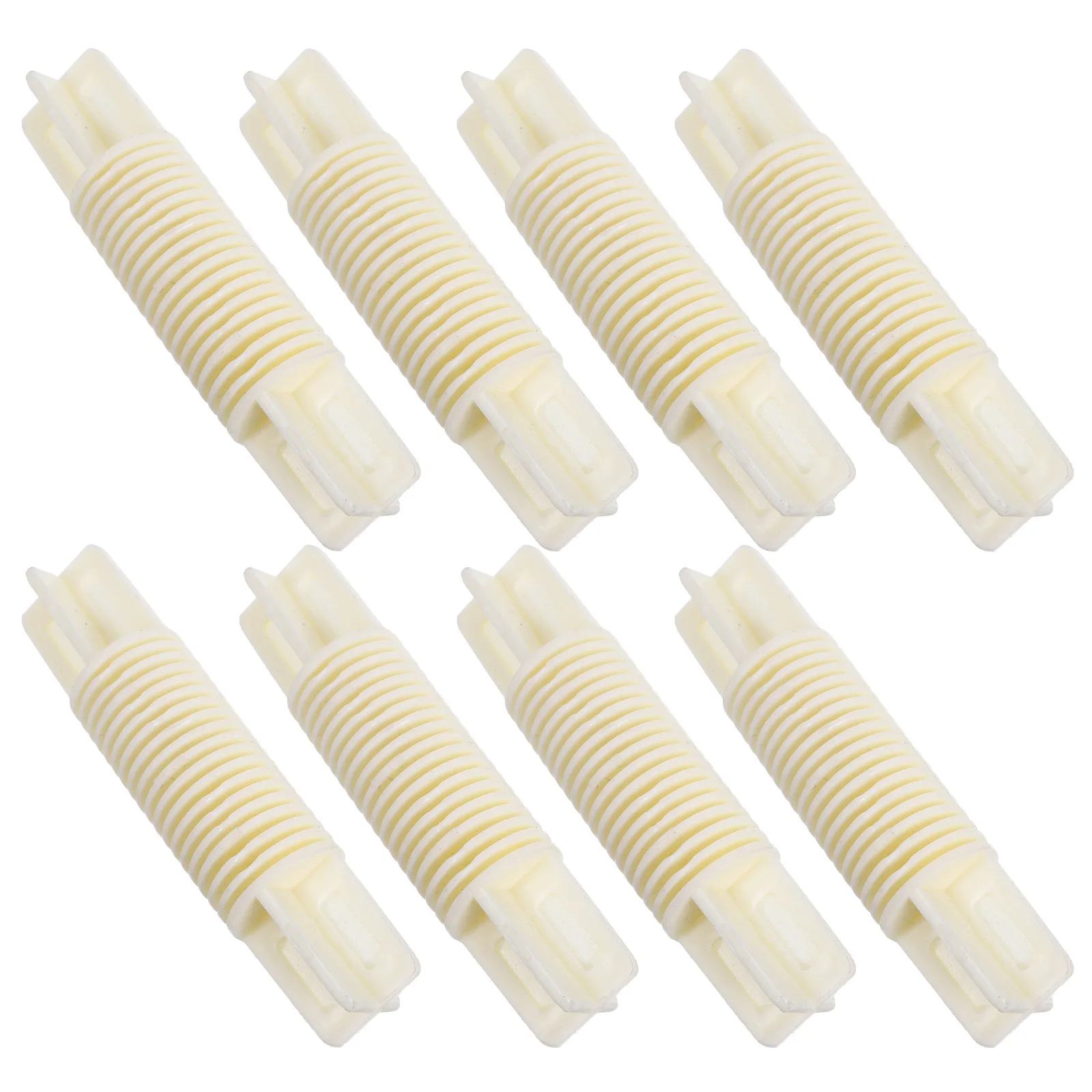 

8 Curtain Rod Connectors Plastic Corner Elbow for 26-28mm Roman Shades Shower Rod End Caps Lightweight Adjustable Easy