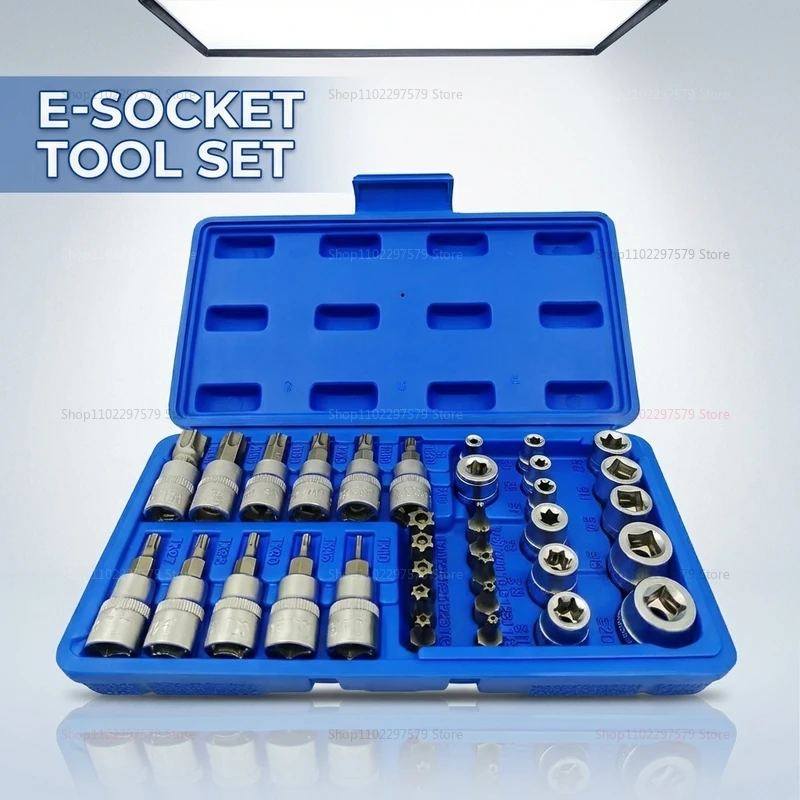 

Набор быстросъемных торцевых ключей и бит для отверток, звездообразные головки, ручные инструменты для авторемонта, мотоциклов, дома и гаража