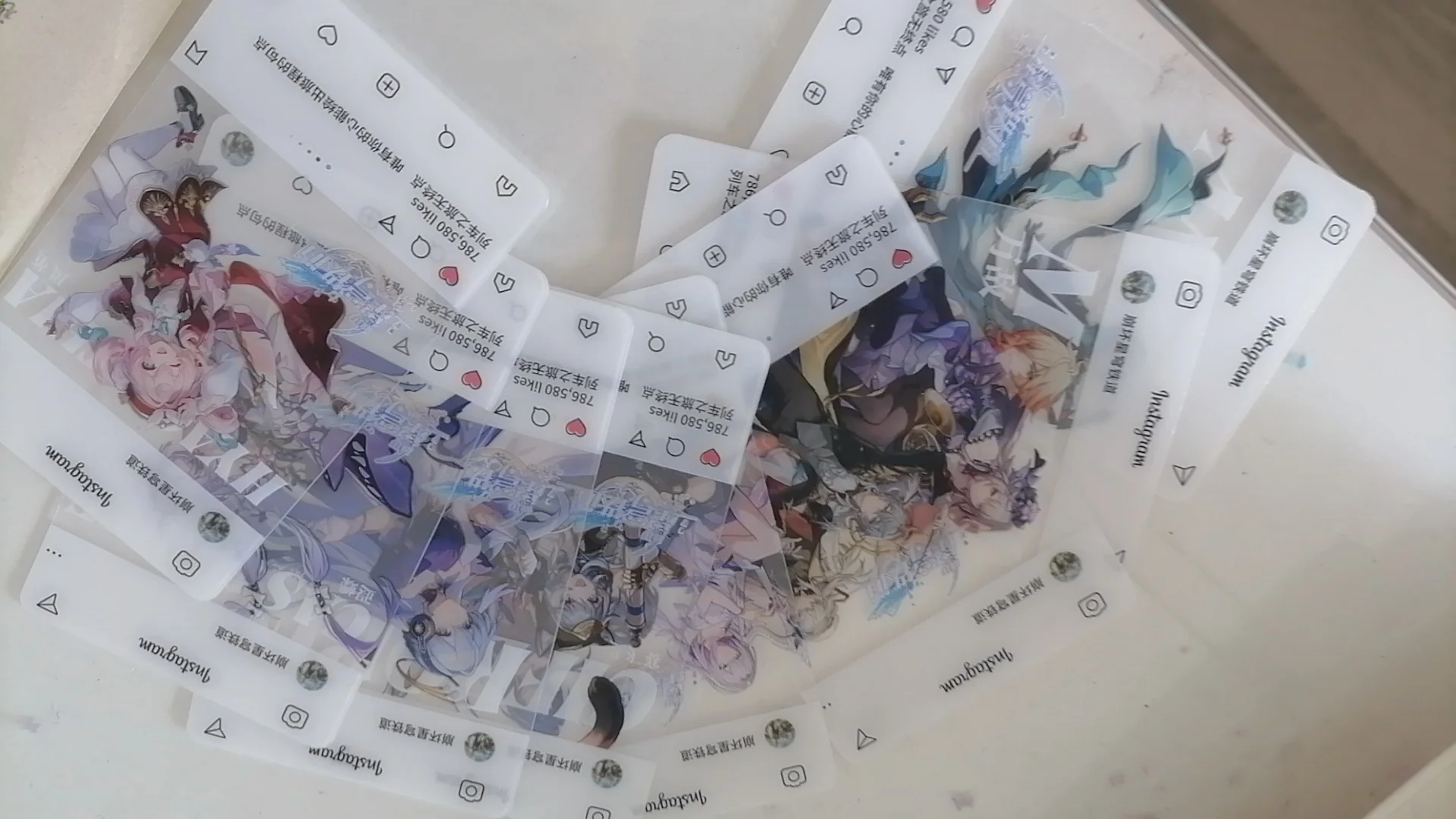 8 Pçs/set Jogo Honkai Star Rail Três Polegadas Foto Adereços Cartão Castorice Anaxa Domingo The Herta Raiden Bosenmori Mei Khaslana Cipher