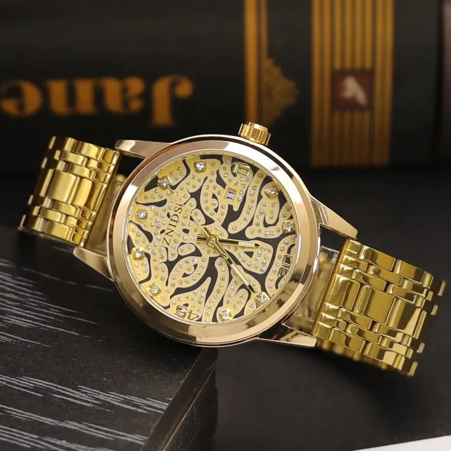 

Tiger Di Series High-End Business Men's Quartz Watch, Round Dial, Luminous Waterproof with Calendar Display, Stainless Steel Strap, Fashionable Accessory, Suitable for Business and Leisure Occasions, Ideal Gift Choice Brand-Name Watch