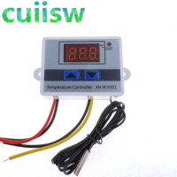 12V/ 24V/ 110V /220V W3001 Digital LED Temperature Controller 10A Thermostat Control Switch Probe XH-W3001