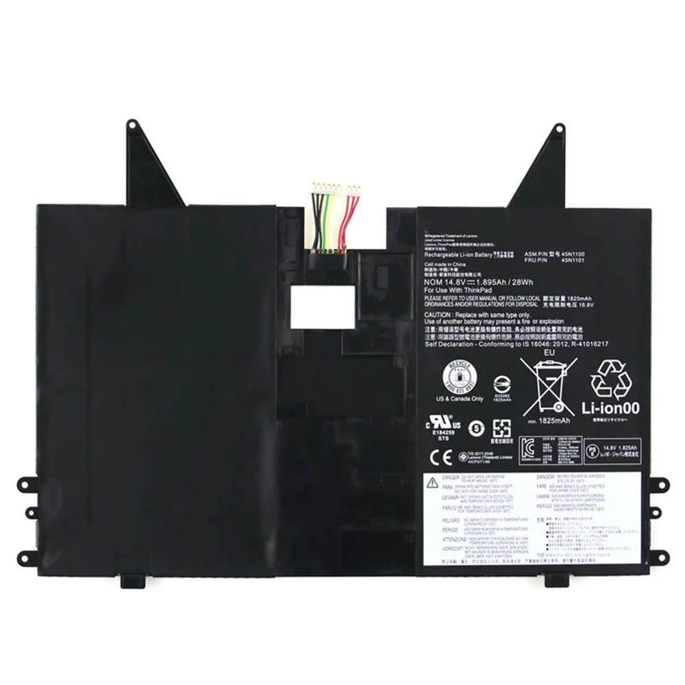 Imagem -04 - Bateria do Portátil para Lenovo Thinkpad x1 36986cg 45n1101 45n1100 14.8v 28wh 45n1101 4icp 71 90