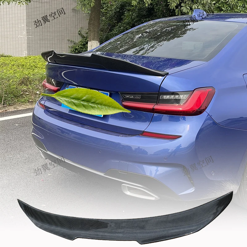 Suitable for BMW 3 Series G20 /G28 modify PSM Style Carbon fiber Rear Spoiler Trunk wing  20 version FRP carbonSpoiler