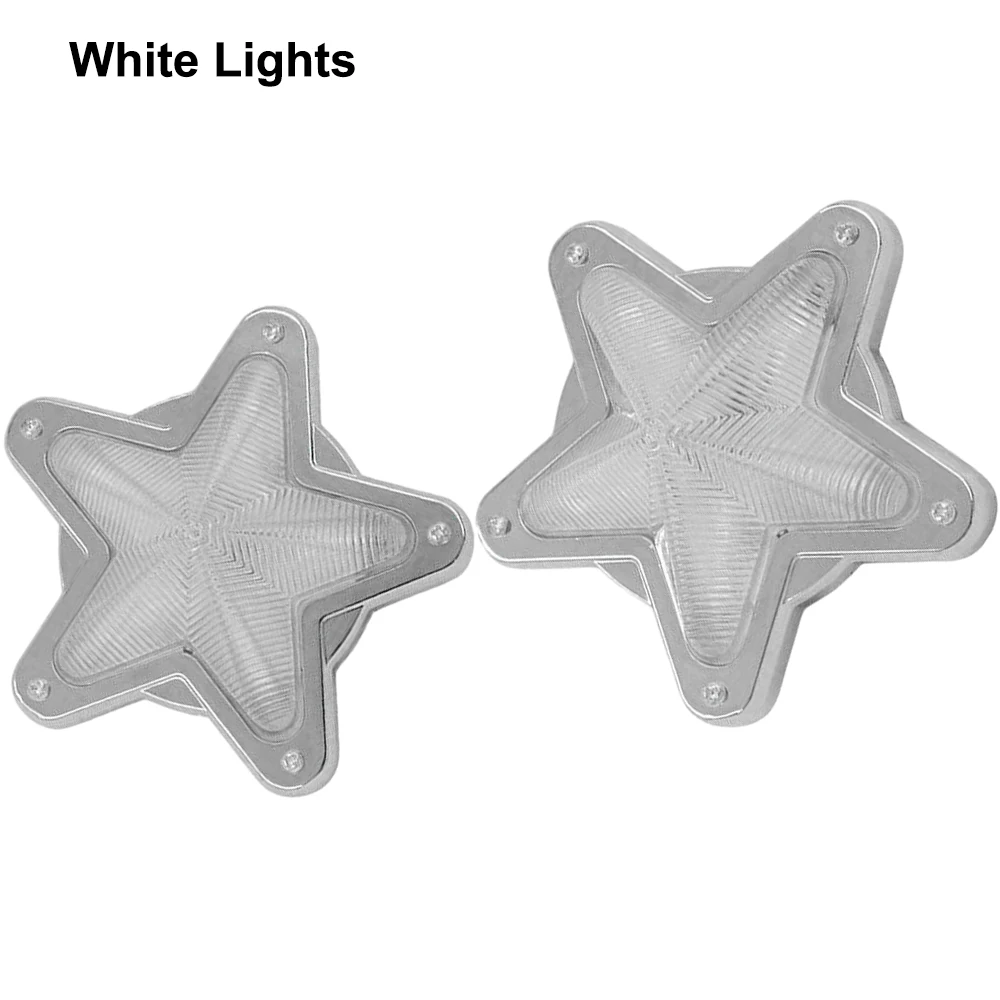 1Pcs Shaped Side Marker LED Light For 12-24V Cars Vans Trucks Trailers LED Side Signal Light Star Shaped Side Marker LED Light