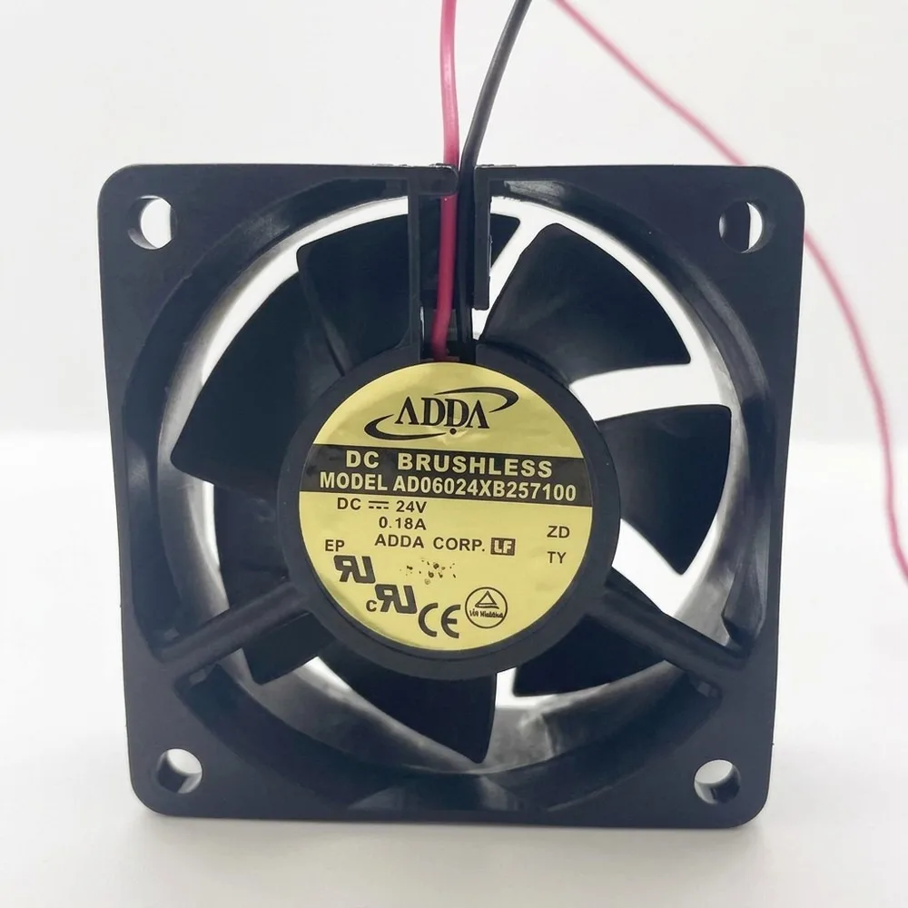 

For ADDA AD06024XB257100 6025 DC24V 0.18A 6CM 2-Wire Inverter Cooling Fan