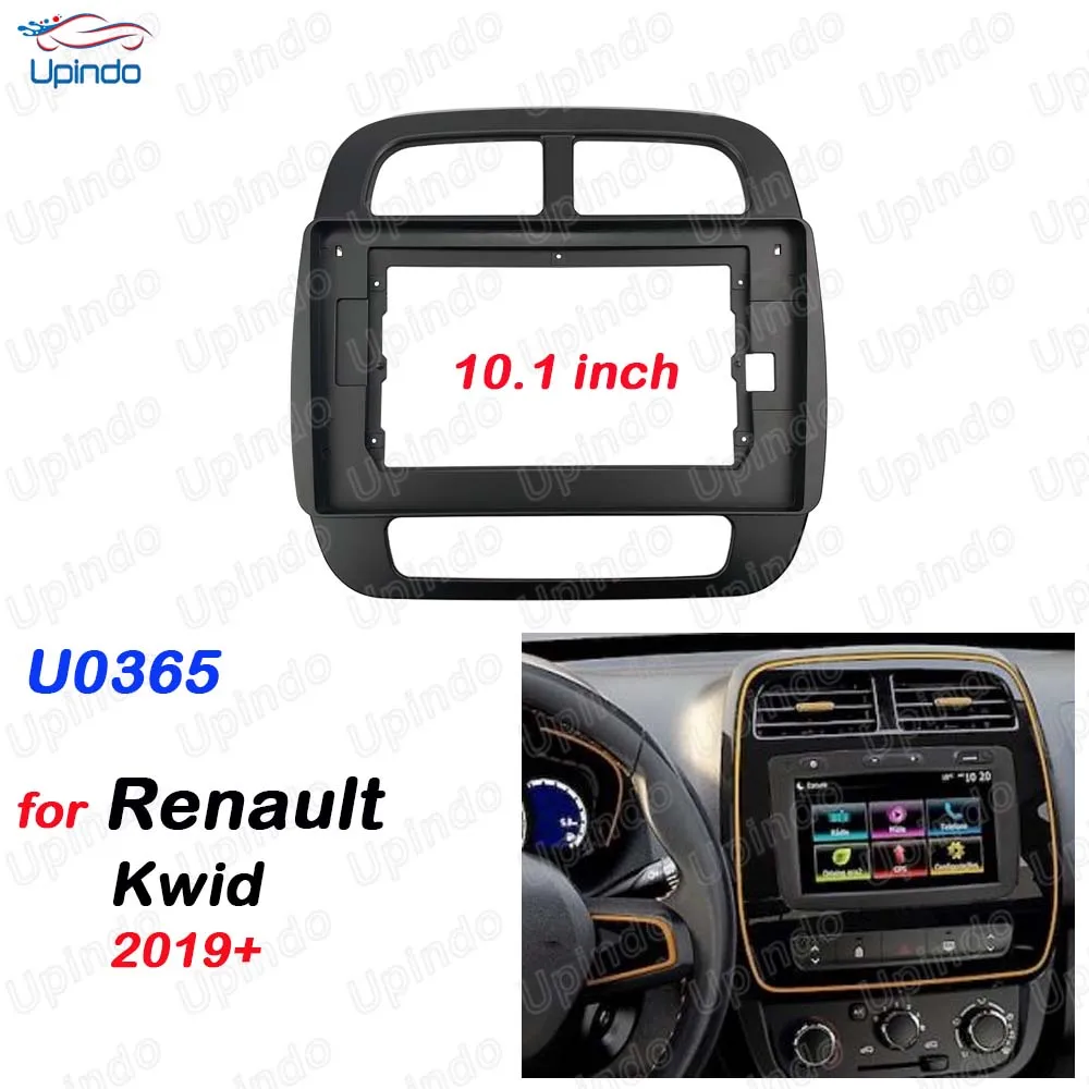 Auto Accessoires 2 Din 10.1 Inch Radio GPS Dashboard Frame Dash Board Mount Kit voor Renault Kwid K-ZE Fxauto EX1 2019