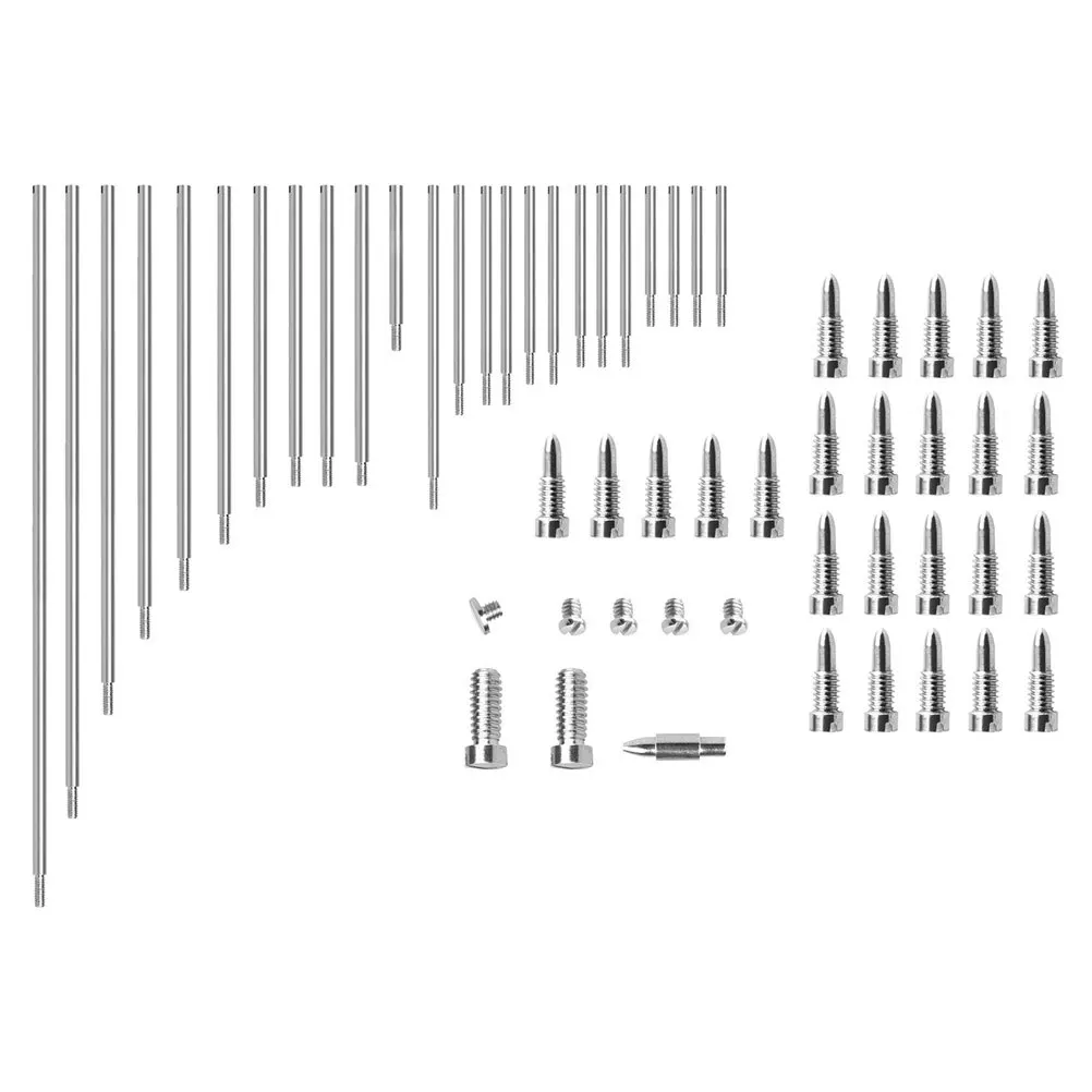 

1 set Soprano Saxophone Parts Set Threaded Shafts Screws Tapered Shaft Nail Repair Kit For Saxophone Maintenance Woodwind