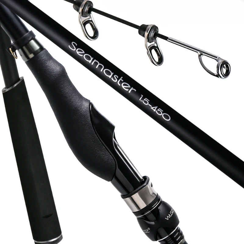 Telescopic Fishing Rod Sea Fishing Rod Inclined Guide Ring Carbon Ultra Light and Ultra fine Professional Boat Rock Rod