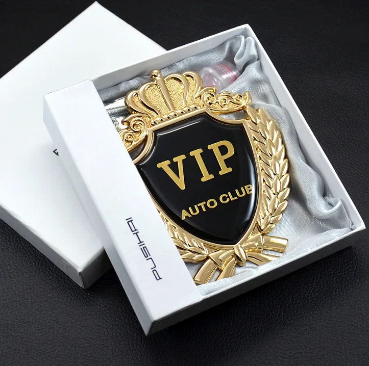 

Металлический VIP авто клуб, роскошная передняя решетка, решетка, эмблемы, значок, наклейка, наклейка JDM