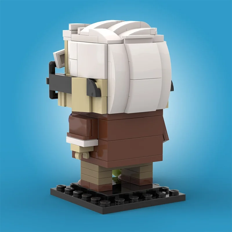 158 Stück MOC Custom Carl Fredricksen Pixar Up Brickheaded Modellspielzeug Bausteine DIY Weihnachtsgeschenkidee Bildung Brick Kids