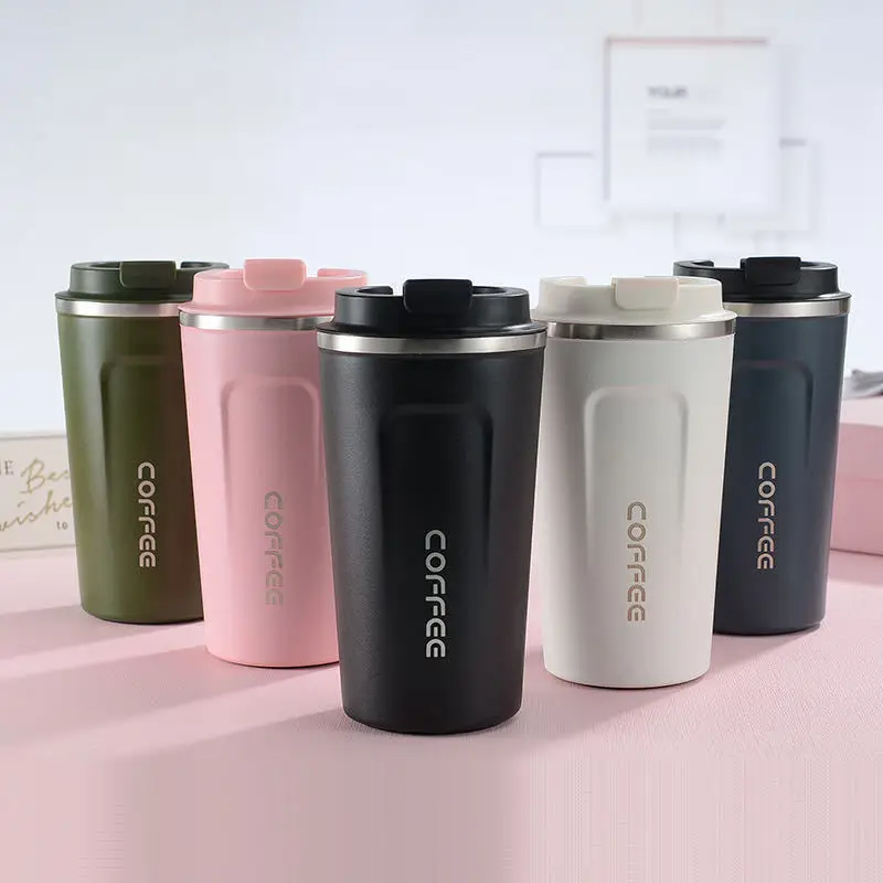 Foreign trade cross-border stainless steel thermos cup car Coffee Cup fashion European and American business Cup creative concav