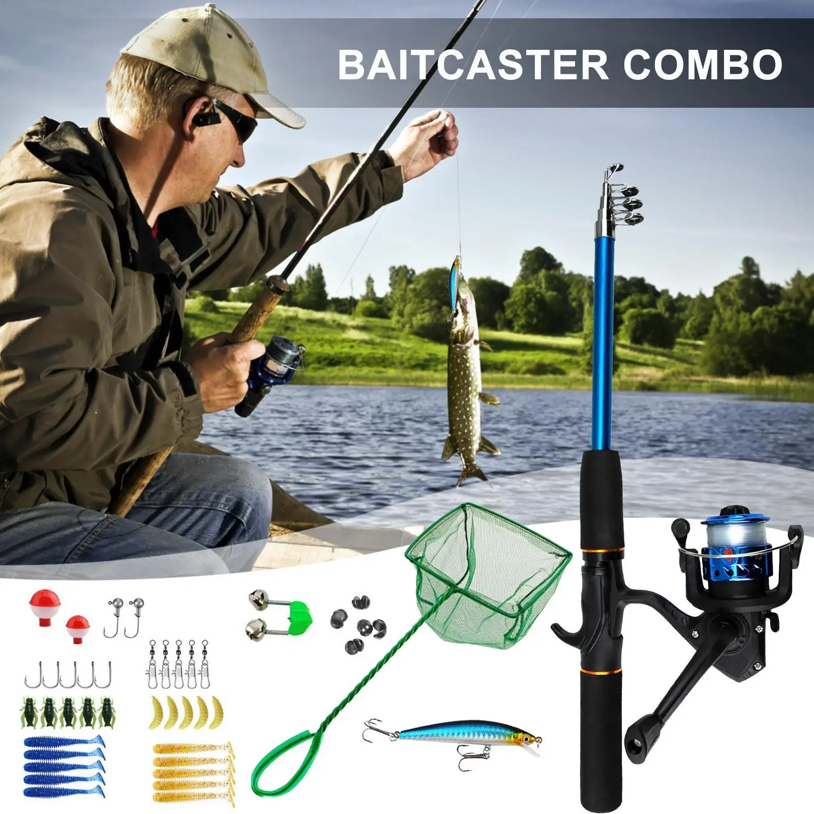 

Комбинированная удочка и катушка, портативная телескопическая удочка, портативная телескопическая удочка, спиннинговые катушки для морской воды