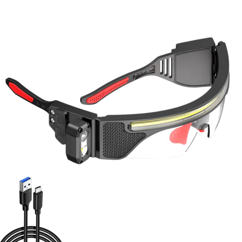 Nieuwe multifunctionele sensorbril lamp type-c oplaadbare reparatiebril lamp onderhoud speciale bril lamp
