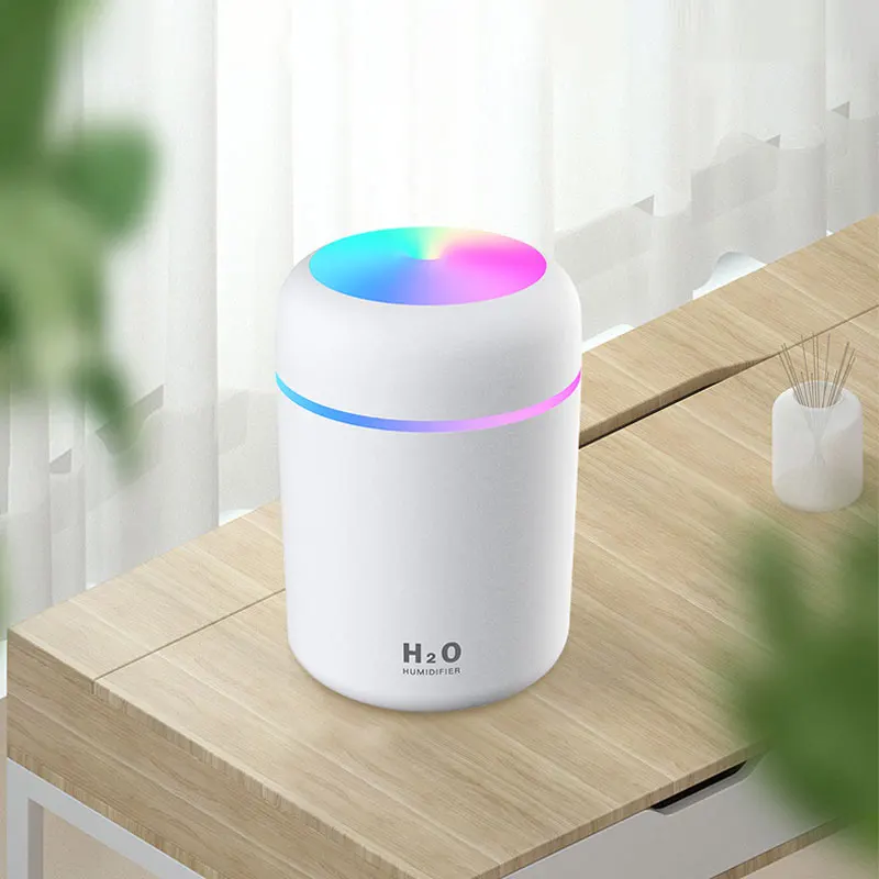 Air Humidifier Portable Mini USB Aroma Diffuser With Cool Mist For Bedroom for Home Car Plants Purifier Humificador 300ml H2O