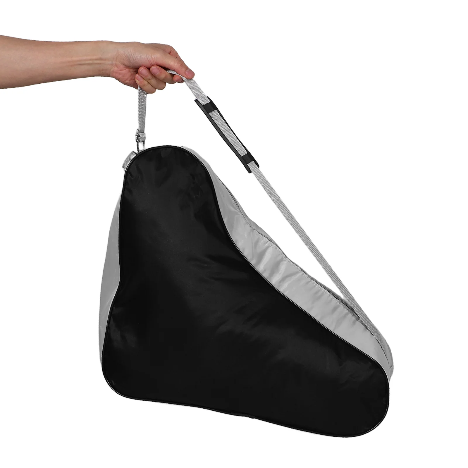 

1PC Roller Skate Bag Triangle Mesh Storage Kids Inline Carry Case Breathable Protective Bag for Roller Skates Black