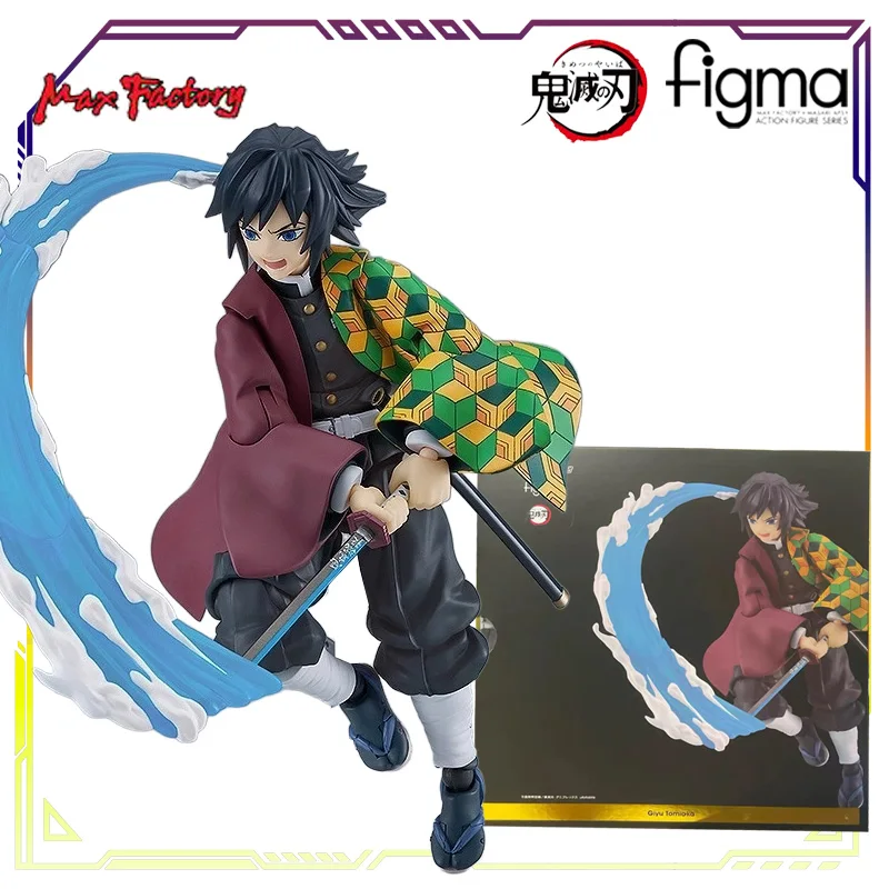 Max Factory Oryginalna FIGMA Demon Slayer Blade Series Tomioka Yoshiaki \Purgatory Apricot Shoulang Anime Figurka Model Zabawki