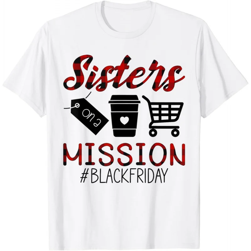 Funny Black Friday Team Shopping Season sisters Top T-shirt