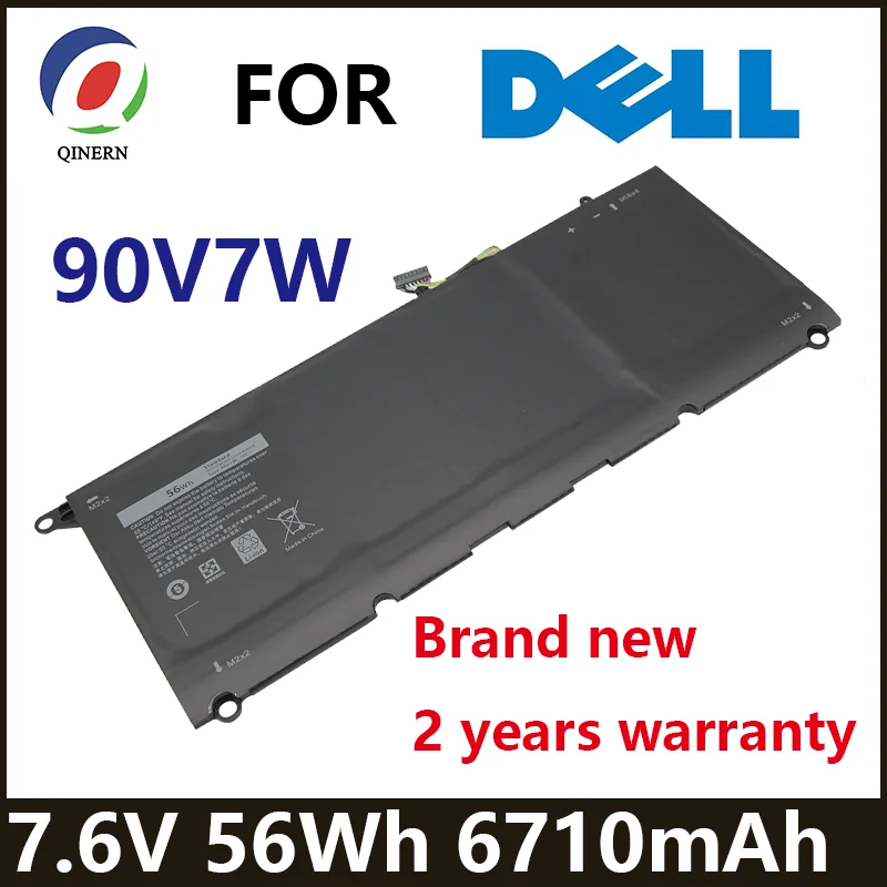 

90V7W 56Wh 7,6 V Аккумулятор для ноутбука Dell XPS 13 9343 XPS13 9350 13D-9343 P54G 0N7T6 5K9CP RWT1R 0DRRP JHXPY 090V7W