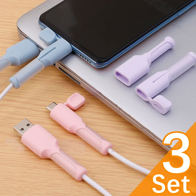 Soft Silicone Cover Type C Charger Cable Protector Universal Micro USB Type-C Data Cord Protective Sleeve Saver Accessories 2024