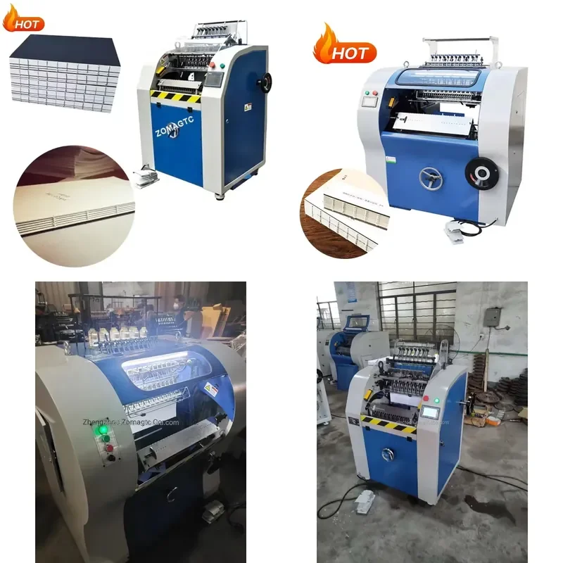 Recycling Machine 2026 Automatic Paper Bookbinding Sewing Machine Large Format Notebook Stitching Binding Machine Hardcover