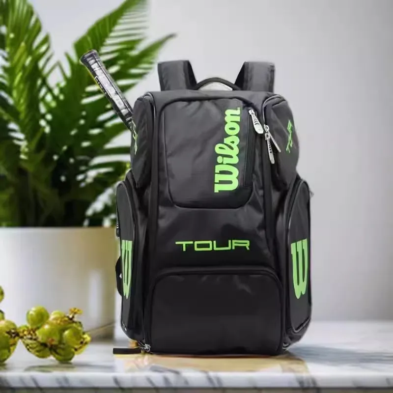 Wilson-mochila de Pádel de tenis para hombre, bolsa de raqueta de Bádminton de Squash, bolso de transporte, bolsas deportivas de gran capacidad