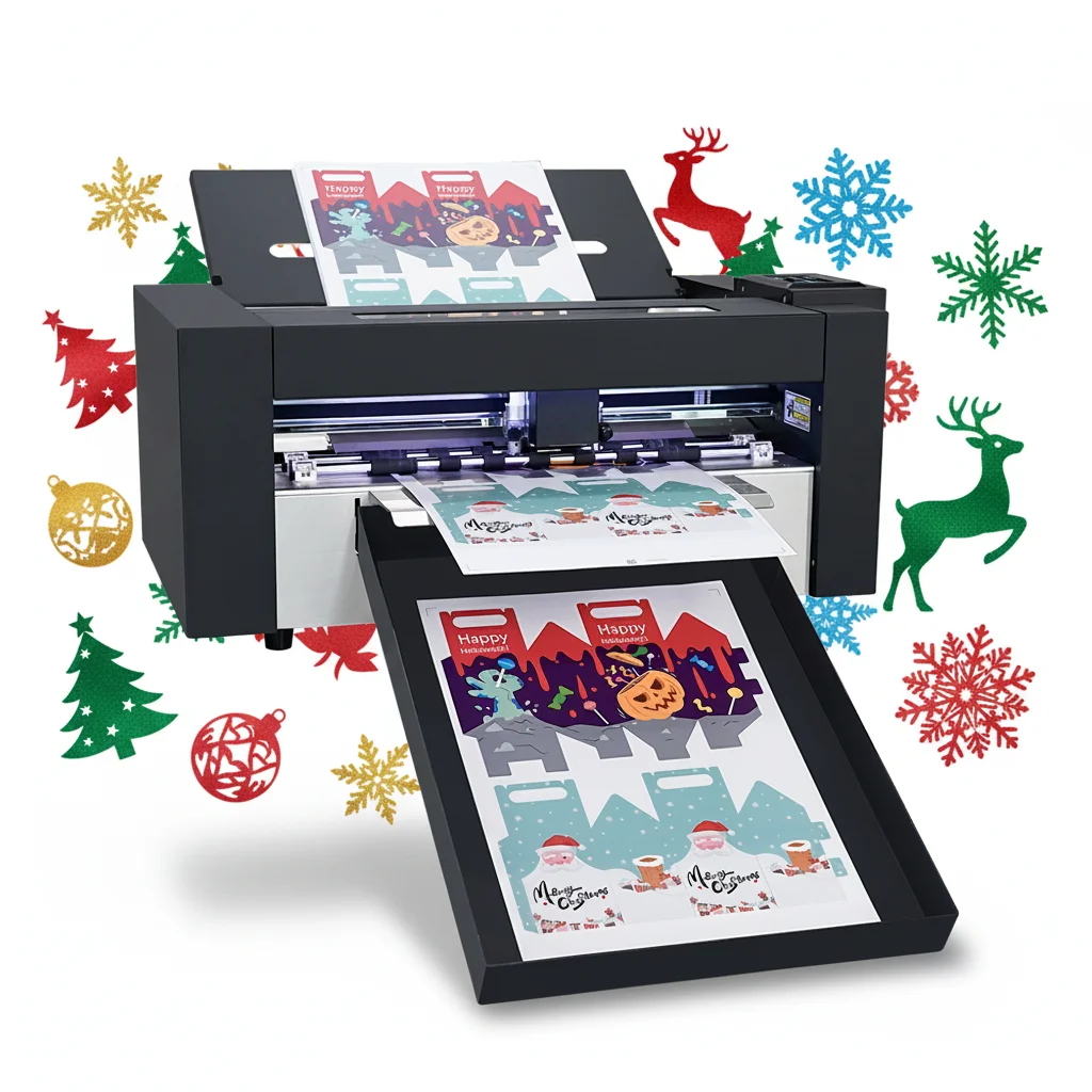Máquina de Corte Rotativa con Servomotor ZD350 PLUS, Maquinaria de Procesamiento de Papel con Alimentación Automática, Máquina Plotter de Corte de Cajas