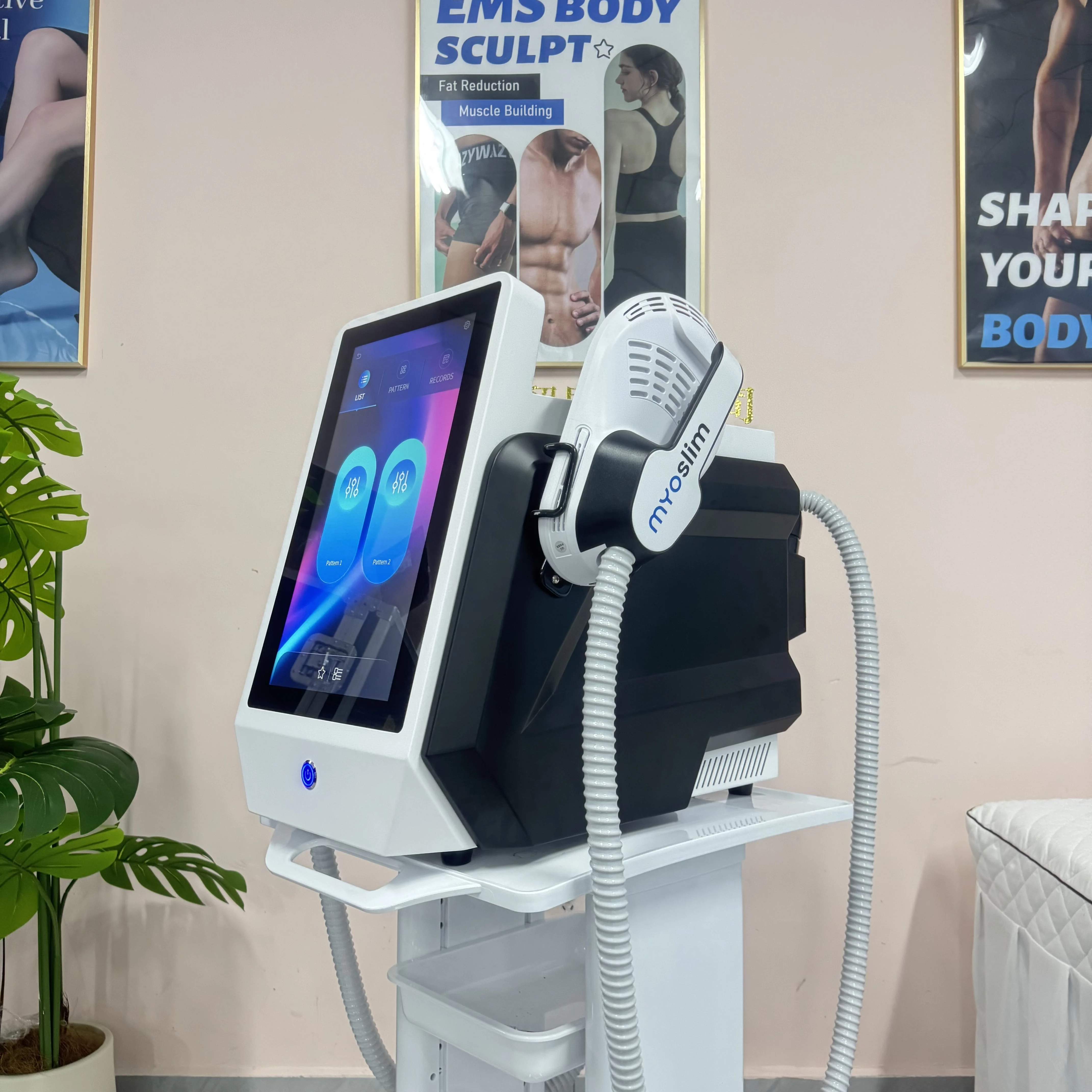 MYoslim Professional  RF Fat Loss Build Muscle Machine Muscle Stimulator EMS Body Slimming Muscle Buttock Toning Salon