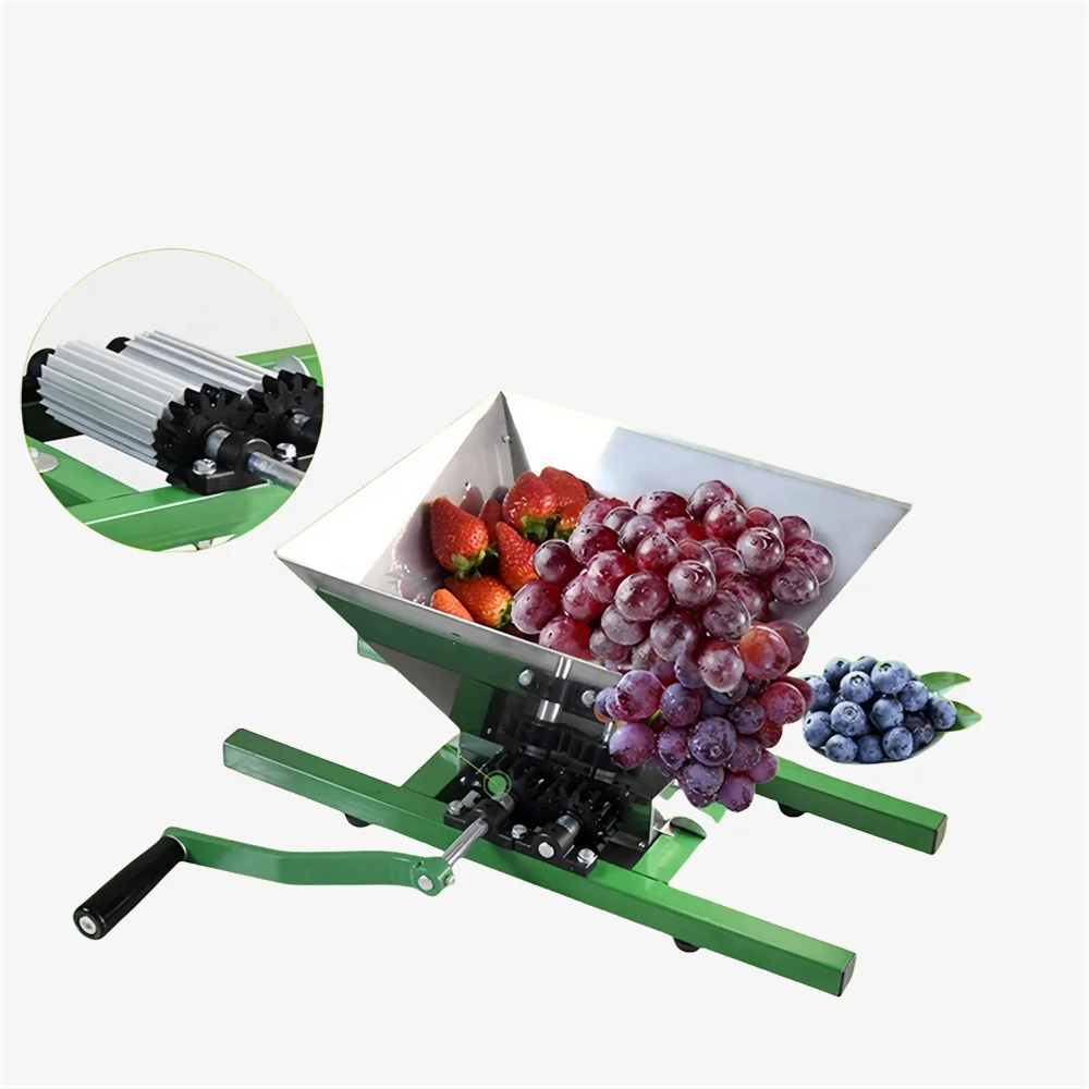 【2026】7L Crusher Manual Stainless Steel A-pple Grape Grinder Household Fruit And Vegetable Shredder Manual Hard Fruit Pulverizer