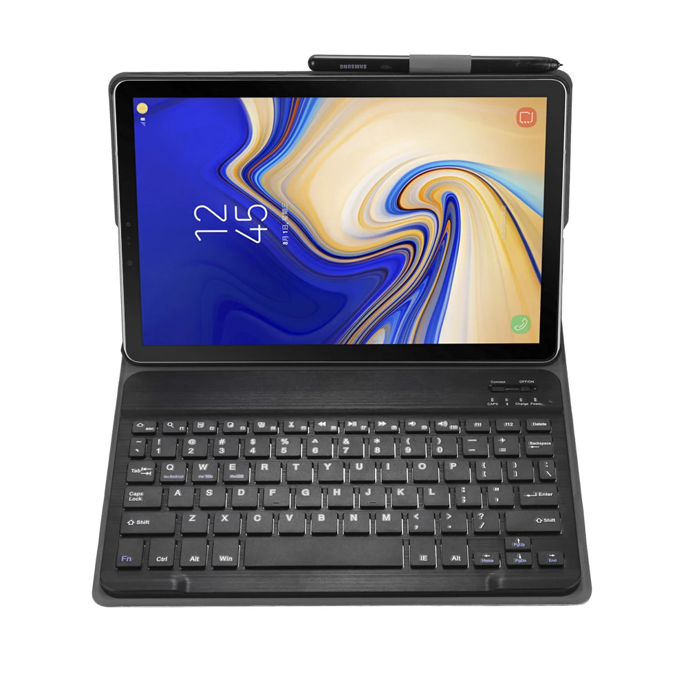 Detachable Bluetooth Keyboard PU Leather Protection Cover Case for Samsung Galaxy Tab A 10.5 (2018) T590 T595