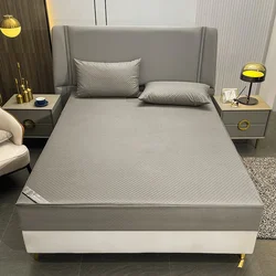 Waterproof Mattress Cover With Zipper Six Sides All Inclusive Mattress Cover King Queen Quilted Bed Fitted Sheet Customizable