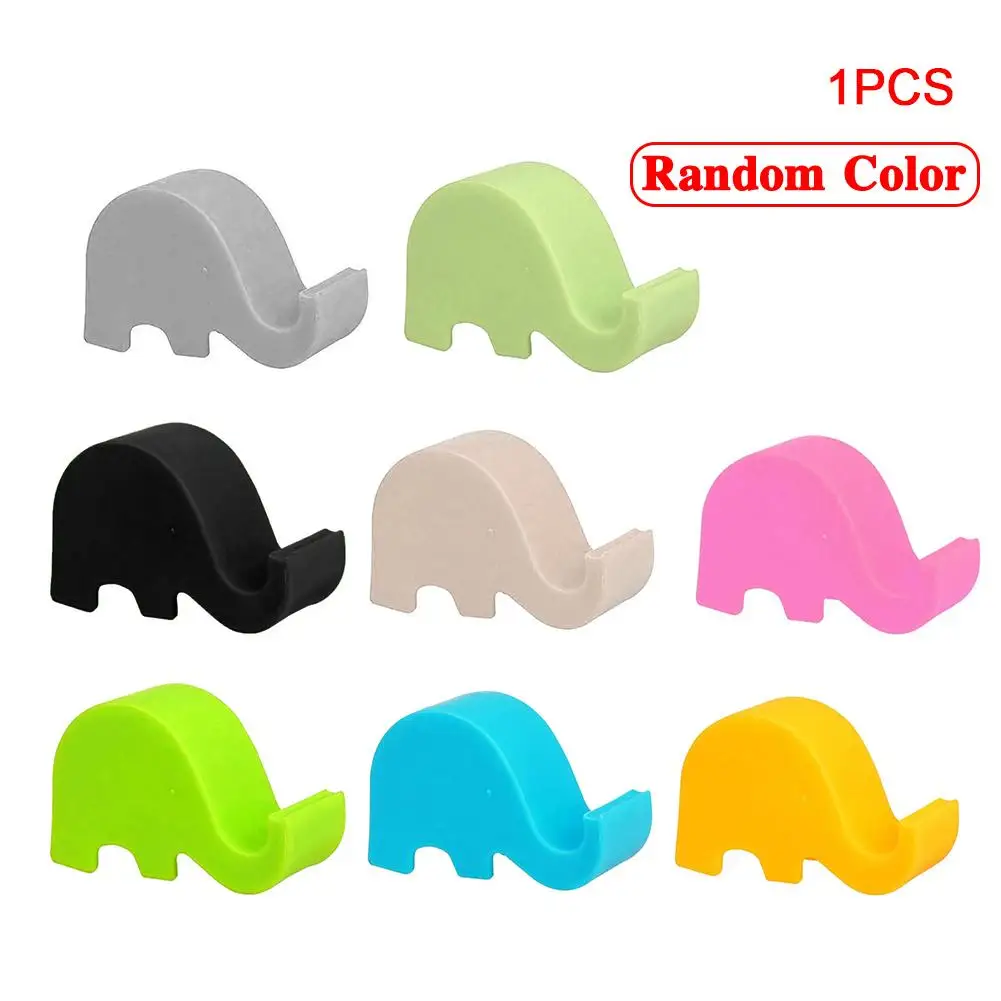 Mobile Phone Holder Lovely Elephant Desk Mounts Plastic Stand For Cell Phone Tablet Universal Eco-friendly Stable Stand Portable