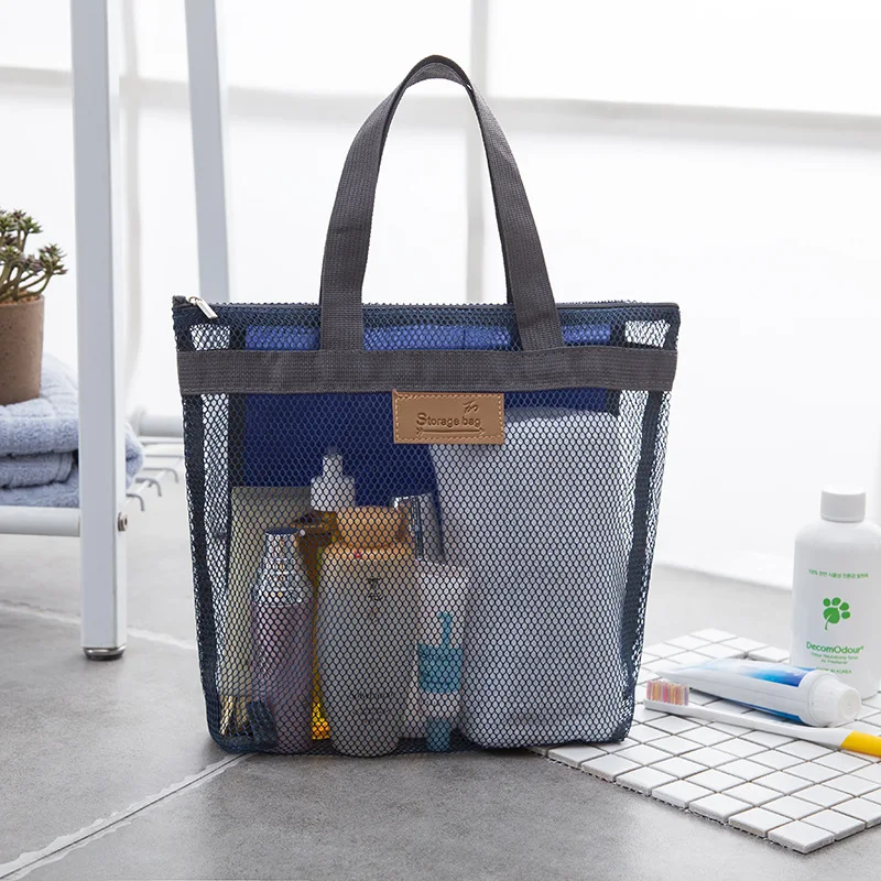 

Travel Beach Organization Storage Bag Closet Organizer Clothing Portable Outdoor Wash Swimming Bag Mesh Storage Bag Travel Bag