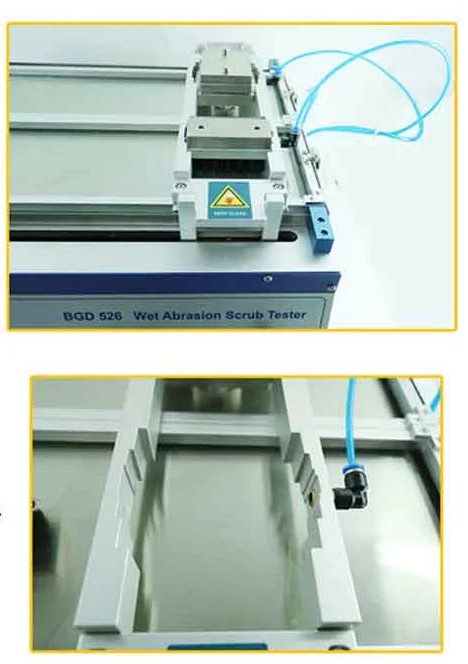 BGD526 Industrial Wet Abrasion Scrub Washability Tester Coating Test Equipment for Quality Control in Manufacturing