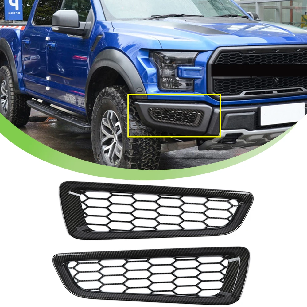 

Передний бампер автомобиля, сетчатая декоративная накладка для Ford F150 F-150 Raptor 2015 2016 2017 2018 2019 2020, внешний аксессуар