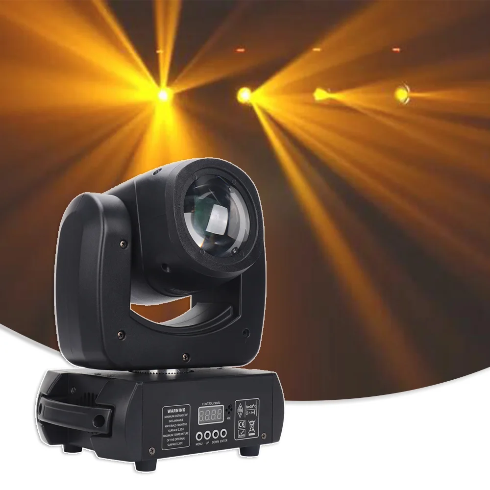 yuer beam moving head led light 18 prism flash dmx512 para o clube ktv disco dj party padrao de iluminacao lampada de casamento 100w 01