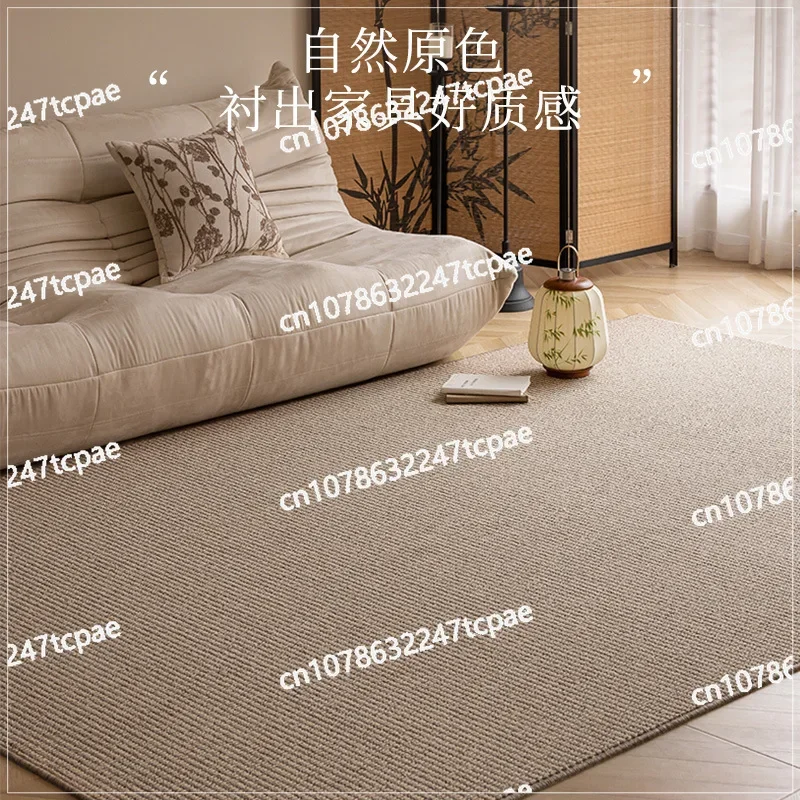 

Imitation sisal carpet living room dirt-resistant and easy to take care of bedroom Japanese-style wabi-sabi bedside blanket