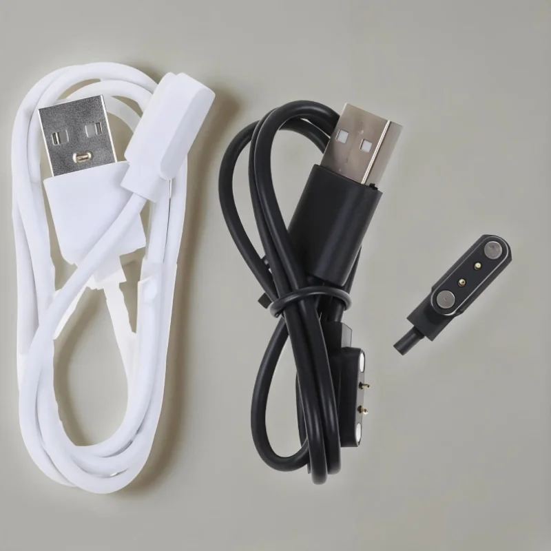 1Pcs 2-Pin 4mm Universal Charge Cable Magnetic Spacing Wristbands Smart Watch