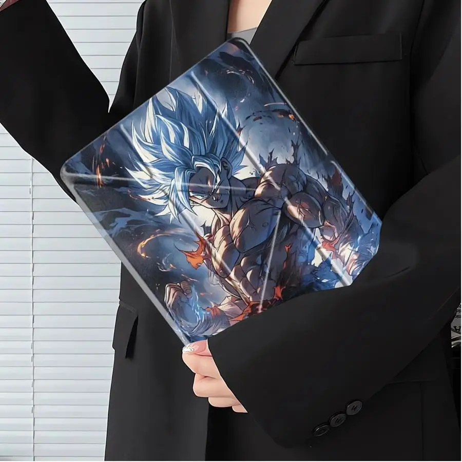 

Чехол для планшета Dragon Ball Cool Anime Goku для iPad Pro 2025, Pro 11-го, 10-го, 9-го, 8-го, 7-го поколений, 12.9 дюймов, Mini 6, 7, Air 4, 5, M3, M2, 1, 2, M4